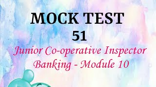 MOCK TEST  - Banking