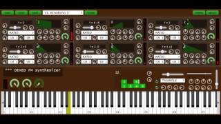 Dexed FM synth VST by Digital Suburban