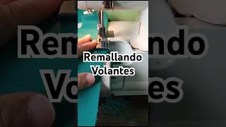 ☺️ ASMR REMALLANDO VOLANTES #sewing #trajesdeflamenca #volantes #cosiendoconpaula #remallar #costura