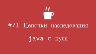 Java с нуля #71 - Цепочки наследования