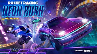 Fortnite Rocket Racing Neon Rush Tri-City Track 1st Place