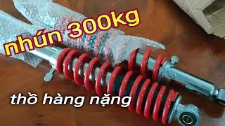 nhún 300kg tải hàng nặng chở hàng nặng ,thồ hàng nặng