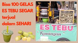 100 GELAS SEHARI TERJUAL - ES TEBU SEGAR - MINUMAN SEGER DI CIPINANG #estebu #Seger #haus