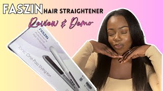 FASZIN HAIR STRAIGHTENER REVIEW & DEMO