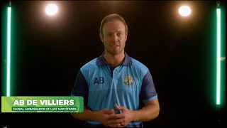 AB de Villiers - Sign up now to play Last Man Stands!