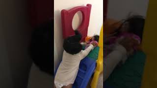 Step2 All-Star Sports Climber slide with her doll, Manha Muskaan Mahmood (personal/home video) 1765