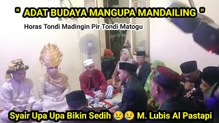 UPA UPA ADAT BUDAYA MANGUPA MANDAILING DI DEPOK JAWA BARAT