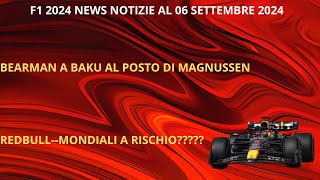 F1 NEWS DELLA SETTIMANA NOTIZIE AL 06 SETTEMBRE 2024