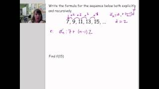 Arithmetic Sequences