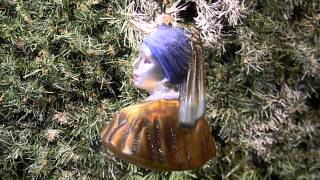 Vemeer's Girl with a Pearl Earring Christmas ornament