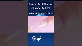 Beetles Nail Tips and Glue Gel Nail Kit