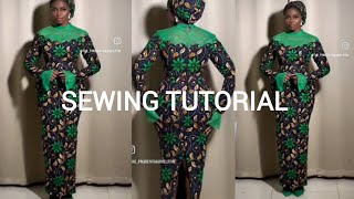 HOW TO SEW THIS TRENDY BUSTIER BLOUSE WITH A SCALLOP DESIGN #sewingtutorial #begineerfriendly