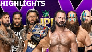 Roman Reigns & The Usos vs. Drew McIntyre & The Viking Raiders WWE SUPERSHOW Nov 2021