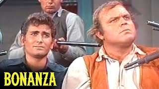 Little Joe And Hoss Get Shot At | Bonanza | The Gunmen