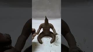 laddu gopal making with clay #mitti #clayart #youtubeshorts #viralvideo #shorts