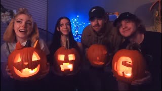 (2022/10/30) Sylvee VOD | PUMPKIN CARVING WITH SAPNAP PUNZ AND HANNAH ROSE WOOOOO