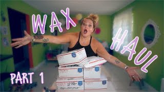 WAX MAIL | Huge Multi Vendor Wax Unboxing/Haul - Part 1