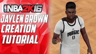 NBA 2K16 - Jaylen Brown Creation Tutorial