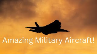 Amazing Military Aircraft! #aviation #militaryplanes #airforce #military #f22 #f35