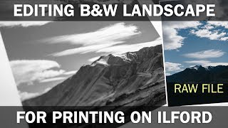 Editing B&W Landscape Photographs | Shoot To Print