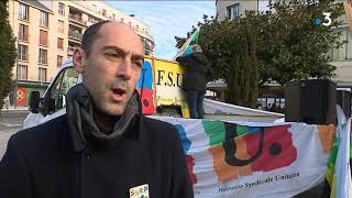 Manif enseignant 24.06.19 ITV Sébastien Beorchia secrétaire academique SnEP FSU