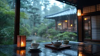 The soothing sound of rain is the music played by nature, Helps relax and sleeping