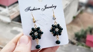 Kolay Küpe Yapımı Anlatımlı || Easy Earring Making #tutorial