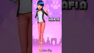 Miraculous characters as mafia | #miraculous #shorts #viral