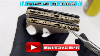 ⇢ Thật giả lẫn lộn, đen thành vàng, vàng hoá đen 😅▻ Xs Max đen thay vỏ vàng, mọi người xem  thêm...