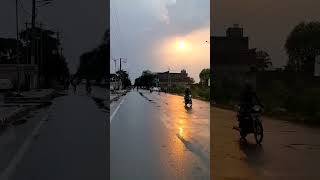 | Rainy day in Ludhiana | sunset during rain | weather | Grewal customs Ludhiana |