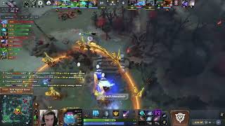 Collapse Magnus. Team Spirit WOMBO COMBO Against 9 Pandas