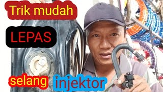 Trik mudah lepas selang injektor Vixion