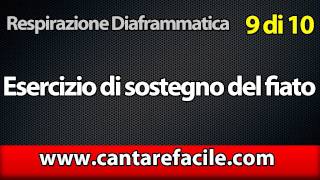 Esercizio di Sostegno del Fiato (9 di 10) - Corso sulla Respirazione