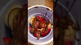 Strawberries and chocolate! #youtube #love #shortsfeed #shortvideo #funny #youtubeshorts #subscribe