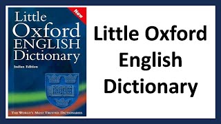 Little Oxford English Dictionary Indian Edition Book Review