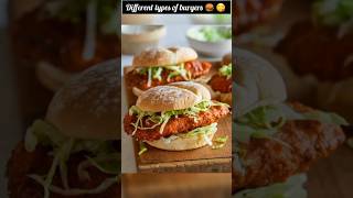 variety of burgers 🍔 #shortsvedio #ytshort #trending #burgers#tasteofpunjabms