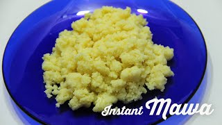 Instant Mawa Recipe | How to make Mawa/Khoya from Milk Powder | मिल्क पाउडर से बनाए मावा