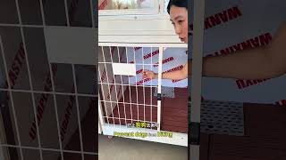 Customized international flushing dog cage