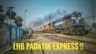 TWIN SMOKY BURDWAN WDM3A WITH 12377 LHB SEALDAH - NEW ALIPURDUAR "PADATIK EXPRESS" | Raj roy