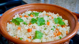 Arroz blanco a la mantequilla, te quedará a la primera. #arroz #arrozblanco