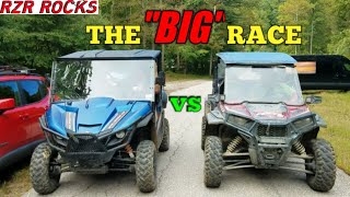 Polaris RZR 900s vs Yamaha Wolverine x2 Drag race