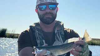 Speckled trout on the Northshore! Todd keeps out fishing me!