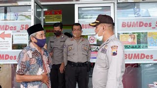 Kunjungan Tim Polda Jateng di Kampung Tangguh Nusantara Candi Desa Karangsari - 22/07/2020