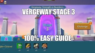 Lords mobile Vergeway Stage 3|Vergeway Strength In Numbers Stage 3 Easiest Guide