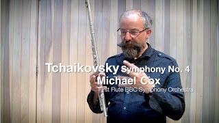 Tchaikovsky Symphony No. 4 - flute solo with Michael Cox