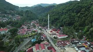 Free Aerial Stock Video Footage - Wonderful Sawahlunto, Sumatera Barat