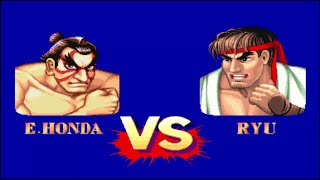 Street Fighter 2 - E. Honda Vs Ryu