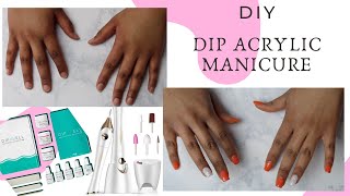 How to do a Dip Manicure at Home #dipmanicureathome #dippowder #dippowdertutorial #dippowderwithtips