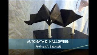 Automata facile di Halloween con fantasmino luminoso