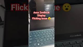 Asus ZenBook UX582Z Display Flicking issue || asus zenbook hanging issue || #asuszenbook #laptop